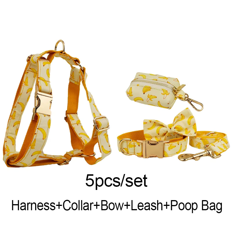 Banana Print Cotton Set