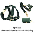 Velvet Dark Green Set