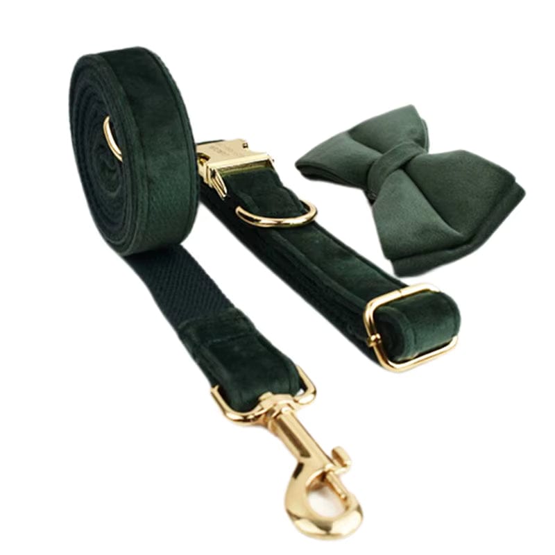 Velvet Dark Green Set