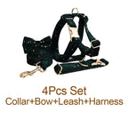 Green Velvel Floral Set