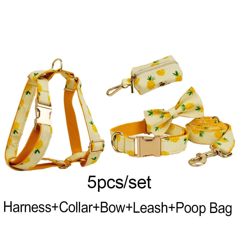 Pineapple Print Cotton Set