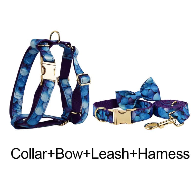 Purple Cotton Printed Set