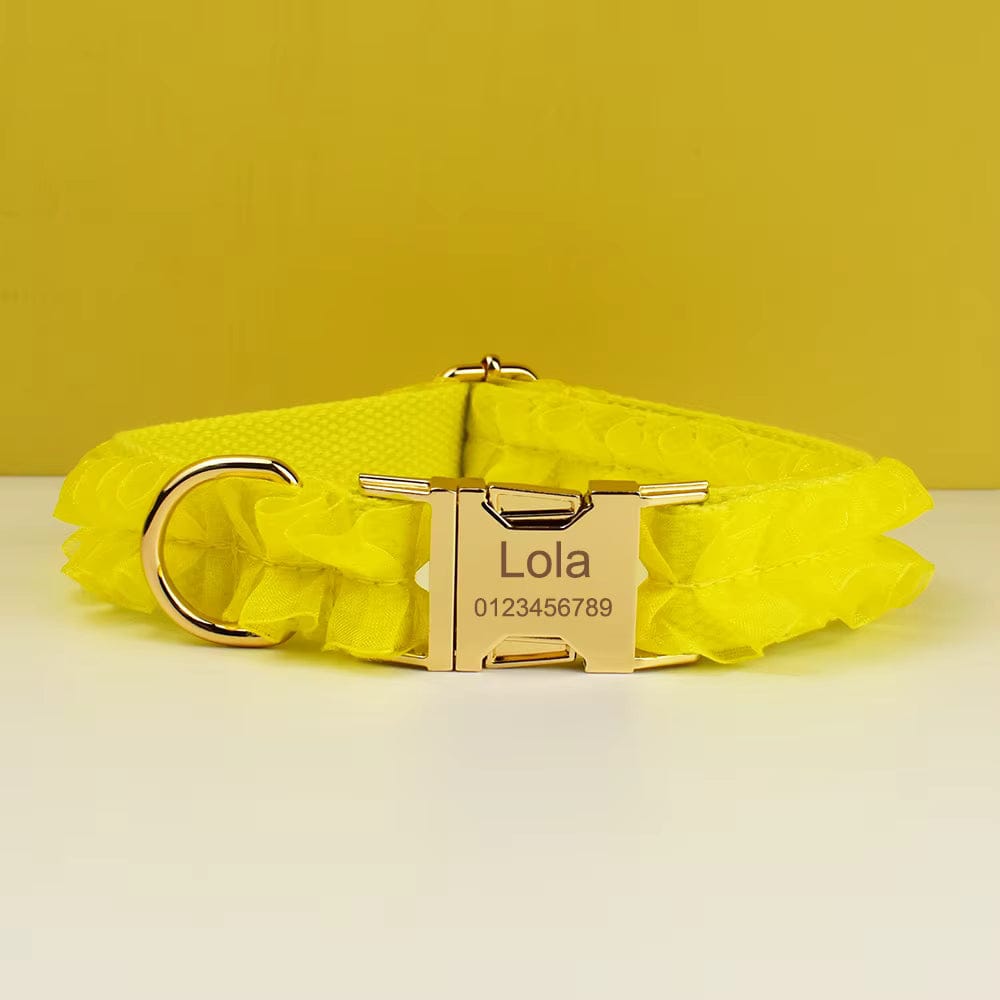 Yellow Lace Floral Set