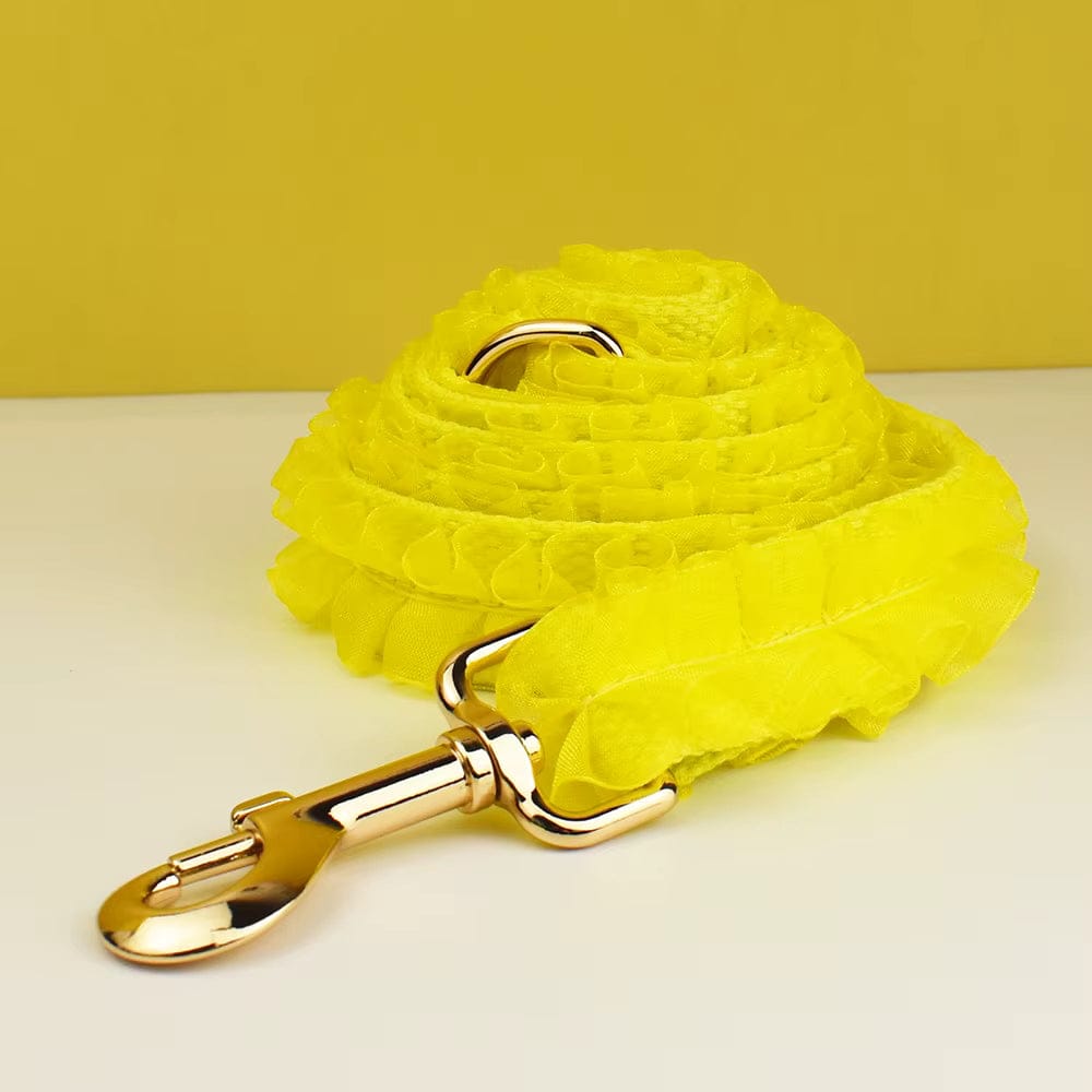 Yellow Lace Floral Set