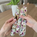 Spring Floral Dog Collar and Leash Set