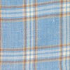 Blau kariertes Set